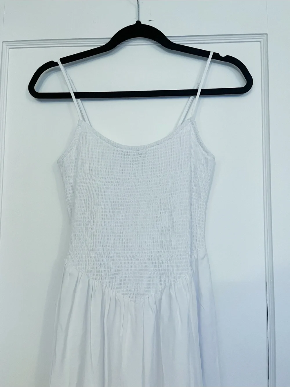 Dynamite White Linen Maxi Dress Size M - Picture 9 of 11